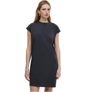 Madewell Oversized Boyfriend T-Shirt Dress Women's Size XXS in Black New W Tags!